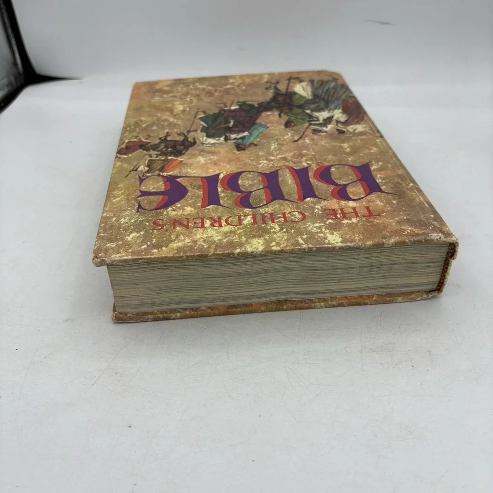 Vintage The Children's Bible Golden Press Illustrated Stories Hardcover 1965‎